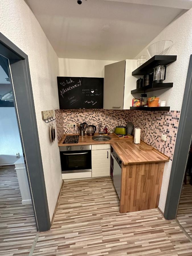 Apartment Zum Gruenen Hirsch Inkl. Parkplatz Erfurt Buitenkant foto